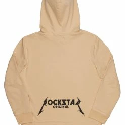 MENS HOODIES & SWEATSHIRTS NFT APE GRAPHIC HOODIE-BEIGE