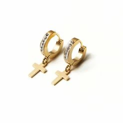 MENS ACCESSORIES NIO EARRINGS-GOLD