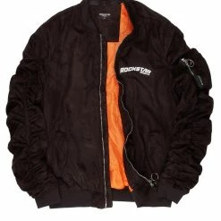 MENS JACKETS NUKE BOMBER JACKET-BLACK