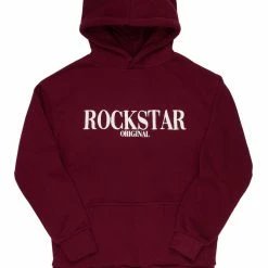 MENS HOODIES & SWEATSHIRTS OCTAVIO GRAPHIC HOODIE-BURGUNDY