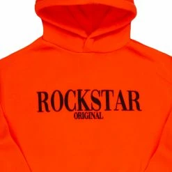 MENS HOODIES & SWEATSHIRTS Tops OCTAVIO GRAPHIC HOODIE-ORANGE