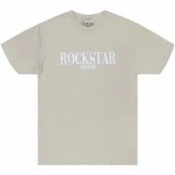 MENS TEES OCTAVIO PRINTED T-SHIRT-BEIGE/WHITE Tops