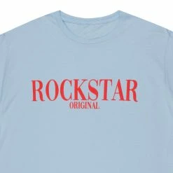 MENS TEES OCTAVIO PRINTED T-SHIRT-BLUE/RED