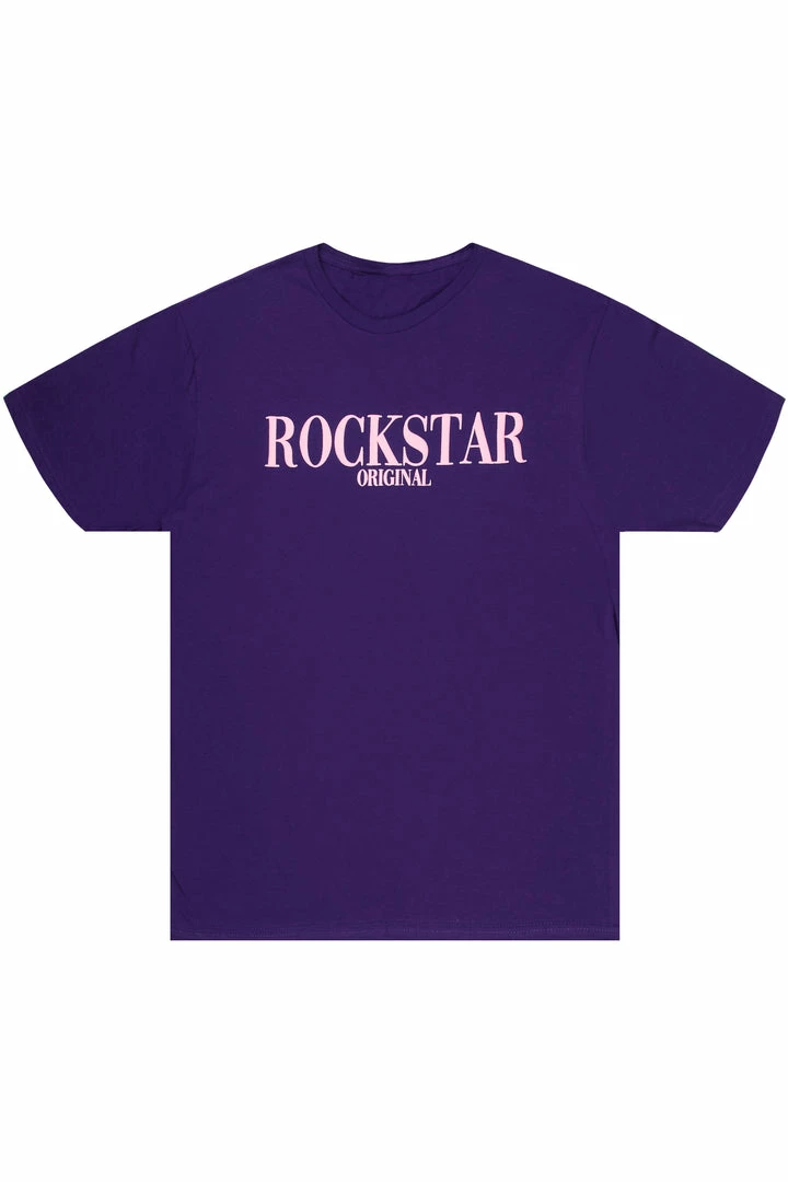 Best deal ⭐ MENS TEES Tops OCTAVIO PRINTED T-SHIRT-LAVENDER/PINK ✨ 1 MENS TEES Tops OCTAVIO PRINTED T-SHIRT-LAVENDER/PINK