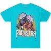 MENS TEES Tops OOGA PRINTED T-SHIRT- AQUA