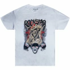 MENS TEES Tops OZZY PRINTED T-SHIRT-WHITE