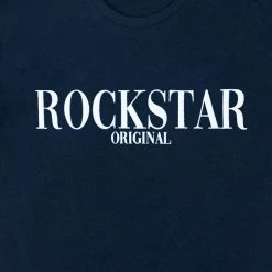 MENS TEES Tops OCTAVIO PRINTED T-SHIRT- NAVY