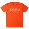 MENS TEES OCTAVIO PRINTED T-SHIRT- ORANGE