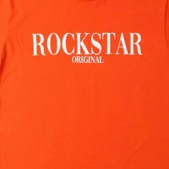 MENS TEES OCTAVIO PRINTED T-SHIRT- ORANGE