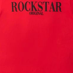 MENS TEES Tops OCTAVIO PRINTED T-SHIRT- RED