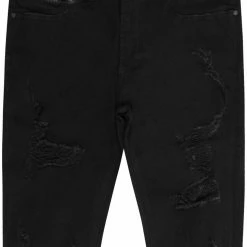 MENS JEANS Denim Oscar Black 5 Pocket Jean