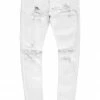 MENS JEANS Oscar White 5 Pocket Jean Denim