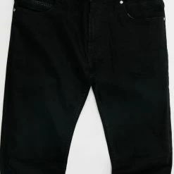 MENS JEANS OSCAR 5 POCKET JEAN / KNEE SLIT-BLACK
