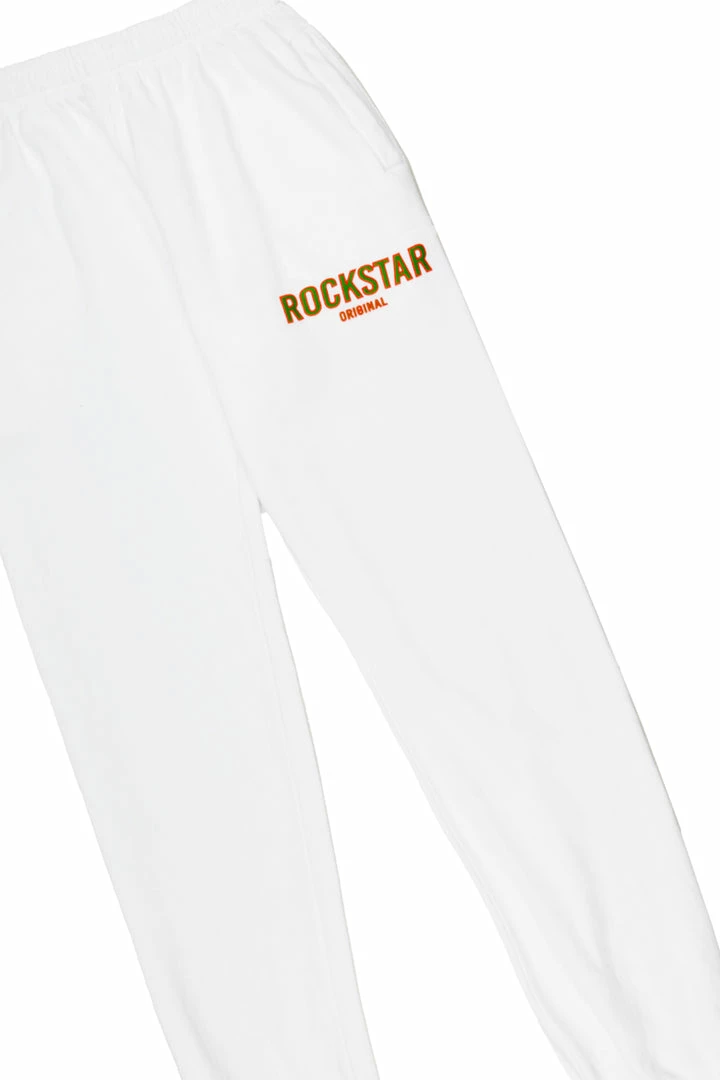 Hot Sale ⭐ MENS TRACK SETS CASEY T-SHIRT/PANT SET-WHITE 💯 6 MENS TRACK SETS CASEY T-SHIRT/PANT SET-WHITE