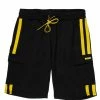 MENS SHORTS PHELPS GRAPHIC SHORT-BLACK