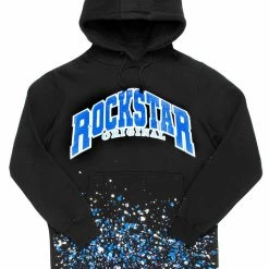MENS HOODIES & SWEATSHIRTS POLLOCK HOODIE-BLACK