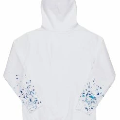 MENS HOODIES & SWEATSHIRTS POLLOCK HOODIE-WHITE Tops