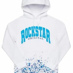 MENS HOODIES & SWEATSHIRTS POLLOCK HOODIE-WHITE Tops