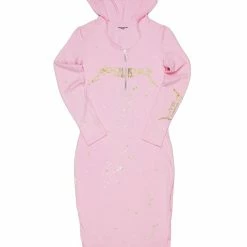 WOMENS DRESSES POPPY O-RING ZIPPER MIDI DRESS-PINK Best Seller