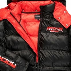 MENS OUTERWEAR HAYES MID-LENGTH PUFFER JACKET - BLACK