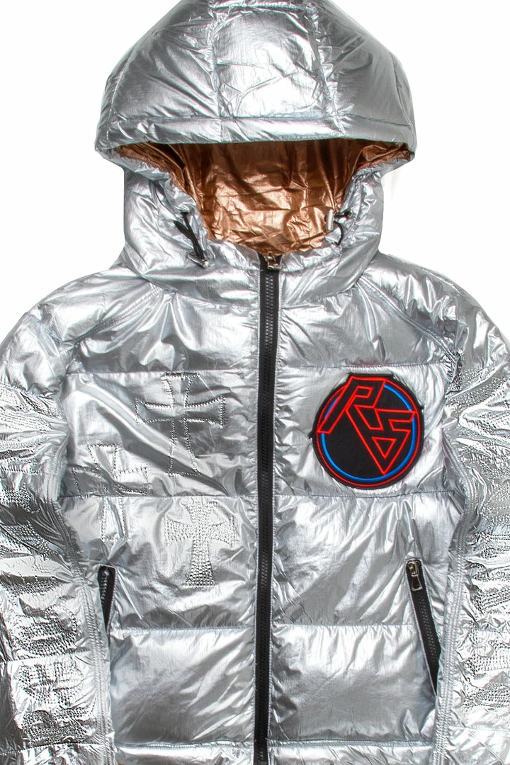 Cheap 😍 WOMENS OUTERWEAR VERGE PUFFER JACKET-SILVER 🛒 3 WOMENS OUTERWEAR VERGE PUFFER JACKET-SILVER