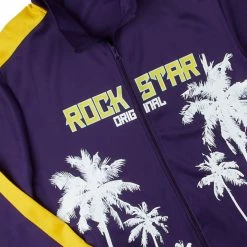 MENS TRACK SETS DONATO GRAPHIC TRACK SET-YELLOW/PURPLE