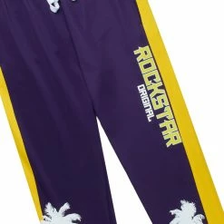 MENS TRACK SETS DONATO GRAPHIC TRACK SET-YELLOW/PURPLE