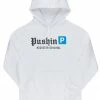 MENS HOODIES & SWEATSHIRTS Tops PUSHIN P ROCKSTAR PRINTED HOODIE-WHITE