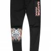 MENS JEANS Denim PANY PATCHWORK JEAN-BLACK