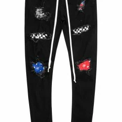 MENS JEANS PAYTEN PATCH JEAN-BLACK