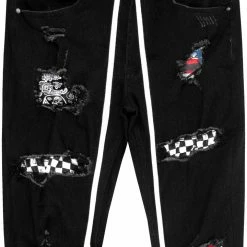 MENS JEANS PAYTEN PATCH JEAN-BLACK