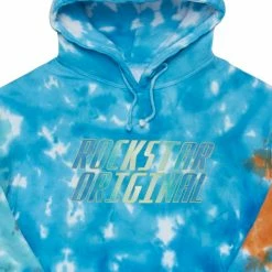MENS HOODIES & SWEATSHIRTS Tops QUENT HOODIE-BLUE/ORANGE