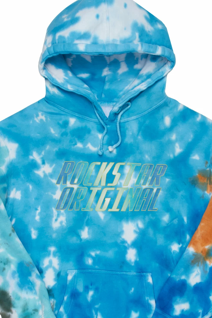 Best Sale 🔥 MENS HOODIES & SWEATSHIRTS Tops QUENT HOODIE-BLUE/ORANGE 🌟 2 MENS HOODIES & SWEATSHIRTS Tops QUENT HOODIE-BLUE/ORANGE