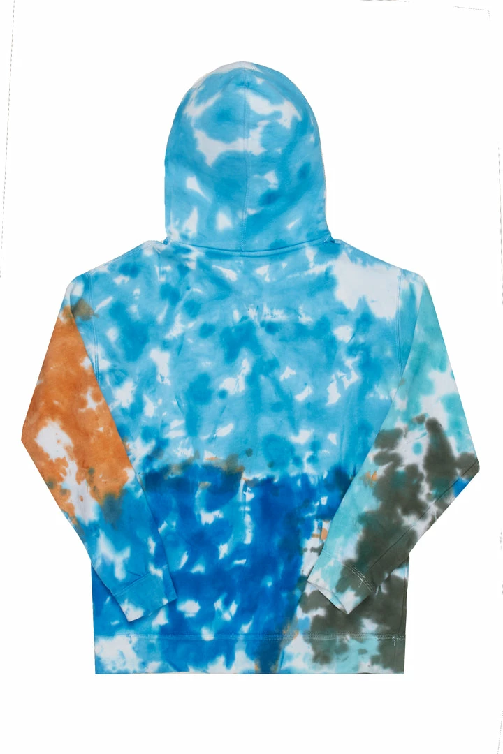 Best Sale 🔥 MENS HOODIES & SWEATSHIRTS Tops QUENT HOODIE-BLUE/ORANGE 🌟 3 MENS HOODIES & SWEATSHIRTS Tops QUENT HOODIE-BLUE/ORANGE