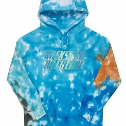 MENS HOODIES & SWEATSHIRTS Tops QUENT HOODIE-BLUE/ORANGE