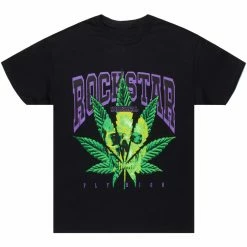 MENS TEES Tops RAEFUH GRAPHIC T-SHIRT-BLACK