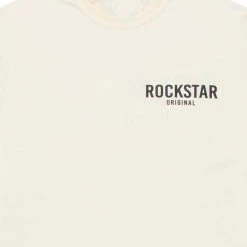 MENS TEES Tops RAKIM PRINTED T-SHIRT-BEIGE