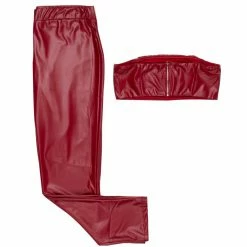 WOMENS DRESSES RAQUEL-C MATCHING PANT SET-WINE