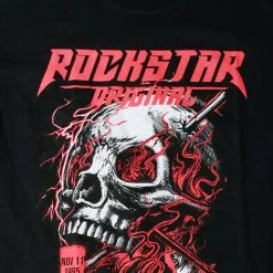 MENS TEES Tops RENO GRAPHIC T-SHIRT-BLACK/RED