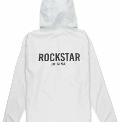 MENS JACKETS REUBEN WINDBREAKER-GREY Jackets & Outerwear