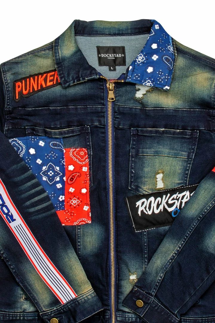 Best Pirce 😍 MENS DENIM JACKETS RIKU DENIM JACKET-DARK WASH 🔔 2 MENS DENIM JACKETS RIKU DENIM JACKET-DARK WASH