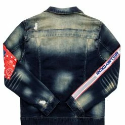 Best Pirce 😍 MENS DENIM JACKETS RIKU DENIM JACKET-DARK WASH 🔔 5 MENS DENIM JACKETS RIKU DENIM JACKET-DARK WASH