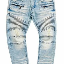 BOYS JEANS BOYS DAG BIKER JEAN-LIGHT WASH