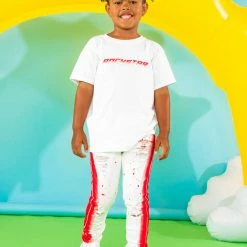 Rockstar Original Sales 38 BOYS JEANS KIDS BRUM JEAN-WHITE New Arrivals