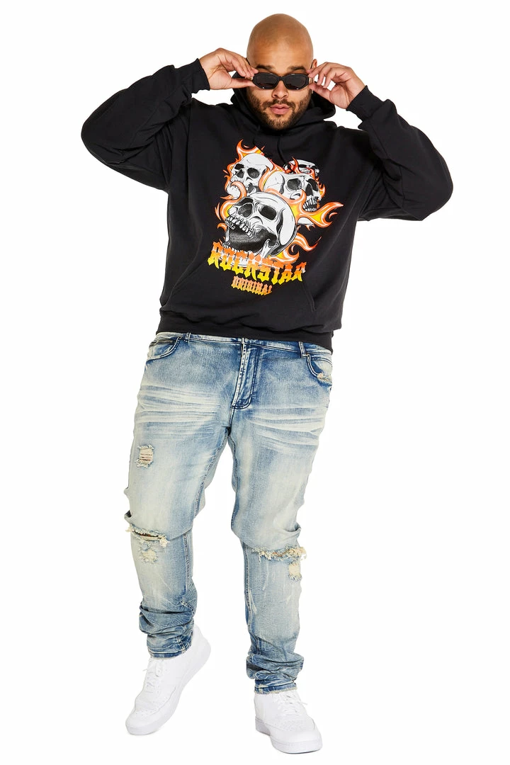 Best reviews of 🎁 MENS HOODIES & SWEATSHIRTS ANTHONY PRINTED HOODIE-BLACK Tops ✔️ 1 MENS HOODIES & SWEATSHIRTS ANTHONY PRINTED HOODIE-BLACK Tops