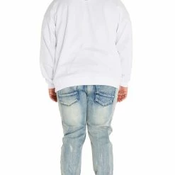 MENS HOODIES & SWEATSHIRTS POLLOCK HOODIE-WHITE Tops