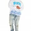 MENS HOODIES & SWEATSHIRTS POLLOCK HOODIE-WHITE Tops