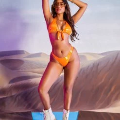 WOMENS SHAPEWEAR Best Seller FREE SPIRIT BIKINI-ORANGE