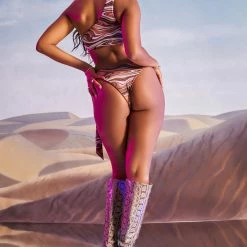 Best Pirce 🔔 WOMENS SHAPEWEAR GROOVY 👙 BIKINI-BROWN 🔥 11 WOMENS SHAPEWEAR GROOVY BIKINI-BROWN