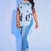 WOMENS TEES Best Seller JAVIN TEE-BLUE